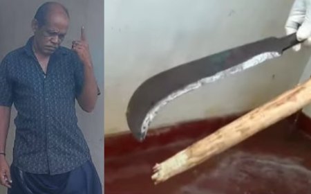 വെട്ടുകത്തിയിൽ വടിവെച്ച് കെട്ടി വെട്ടി; വീട്ടിൽ അലമാരയിൽ സൂക്ഷിച്ച നിലയിൽ വടിവാൾ; ചെന്താമരയ്ക്കായി തിരച്ചിൽ.