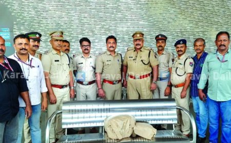 കണ്ണൂർ റെയിൽവേ സ്റ്റേഷനിൽ വൻ ലഹരിവേട്ട; ഒമ്പത്കിലോ കഞ്ചാവ് പിടികൂടി.