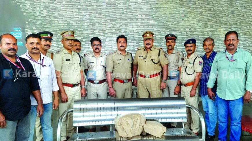 കണ്ണൂർ റെയിൽവേ സ്റ്റേഷനിൽ വൻ ലഹരിവേട്ട; ഒമ്പത്കിലോ കഞ്ചാവ് പിടികൂടി.