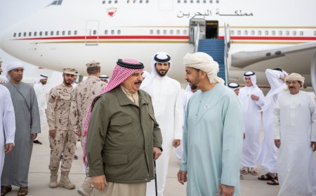 ബഹ്‌റൈൻ രാജാവ് യു.എ.ഇ.യിലെത്തി