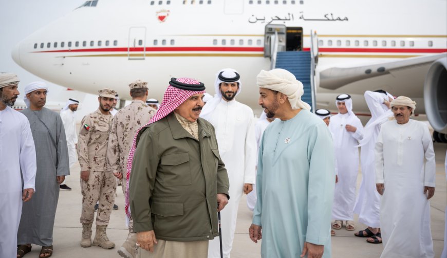 ബഹ്‌റൈൻ രാജാവ് യു.എ.ഇ.യിലെത്തി