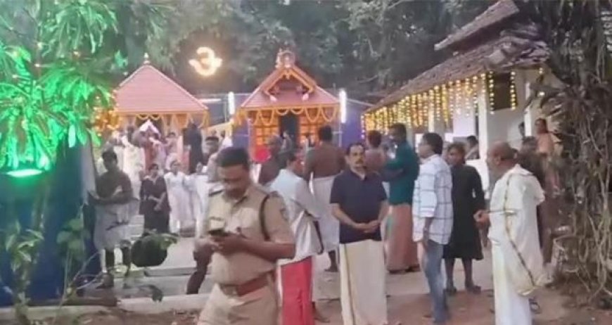 കണ്ണൂർ അഴീക്കോട് വെടിക്കെട്ടപകടം; അഞ്ചു പേർക്ക് പരിക്ക്.