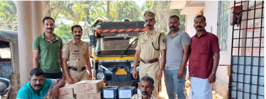 കർണ്ണാടക മദ്യക്കടത്ത്; കാസർഗോഡ് രണ്ട് പേർ അറസ്റ്റിൽ.