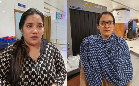 നെടുമ്പാശ്ശേരി വിമാനത്താവളത്തിൽ കഞ്ചാവുമായി രണ്ടു യുവതികൾ പിടിയിൽ.