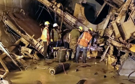 തെലങ്കാന ടണല്‍ ദുരന്തം; ഒരാളുടെ മൃതദേഹം കണ്ടെത്തി, നിര്‍ണായകമായത് കേരളത്തിലെ കഡാവര്‍ ഡോഗ്‌സ്.