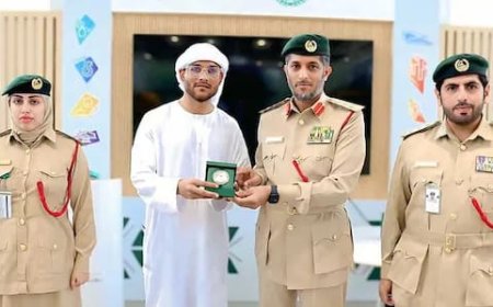 യു.എ.ഇ യിൽ രക്ഷകനായ ഇന്ത്യക്കാരനെ ദുബൈ പോലീസ് ആദരിച്ചു.