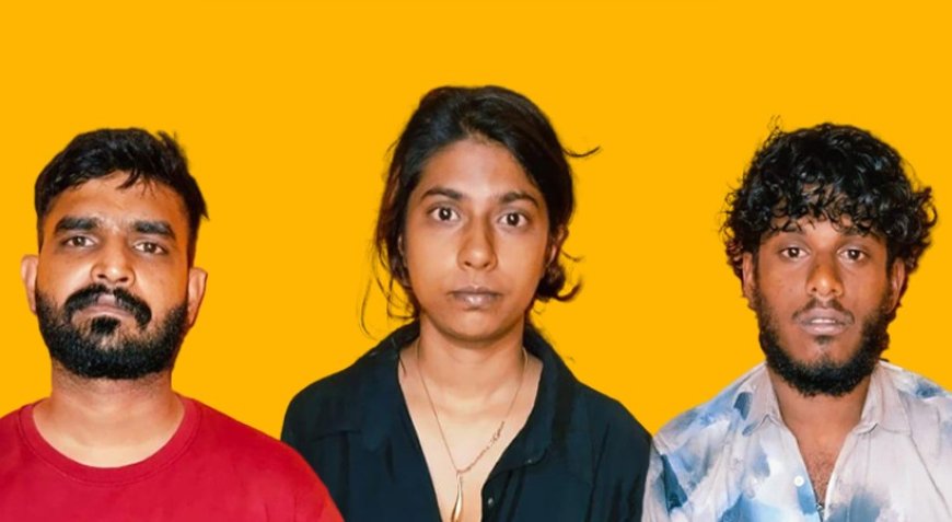 പൂട്ടിക്കിടക്കുന്ന വീട്ടിൽ നിന്നും കഞ്ചാവുമായി മൂന്ന് പേർ അറസ്റ്റിൽ.