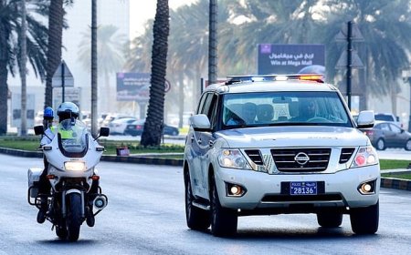 യുഎഇ ഗതാഗത മുന്നറിയിപ്പ്; ദുബായ്-ഷാർജ ഹൈവേയിലുണ്ടായ അപകടത്തെ തുടർന്ന് റോഡ് അടച്ചു.