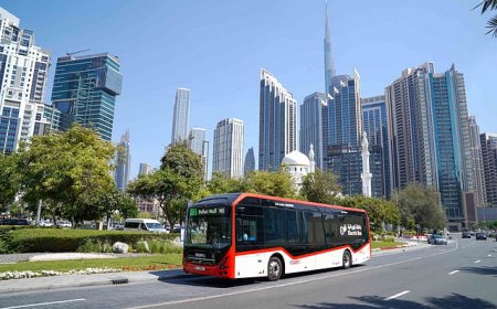 ഹൈടെക് ഇലക്ട്രിക് ബസ് പുറത്തിറക്കി ദുബായ് ആർ ടി എ.