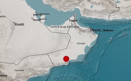 ഒമാനിൽ ഭൂചലനം.