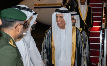 ജിസിസി-ആസിയാൻ ഉച്ചകോടിയയിൽ പങ്കെടുക്കാൻ റാസൽഖൈമ ഭരണാധികാരി മലേഷ്യയിലെത്തി.