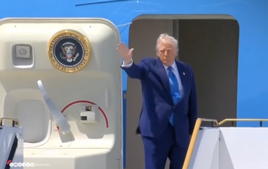 യു.എ.ഇ സന്ദർശനം പൂർത്തിയാക്കി ട്രംപ് മടങ്ങി.