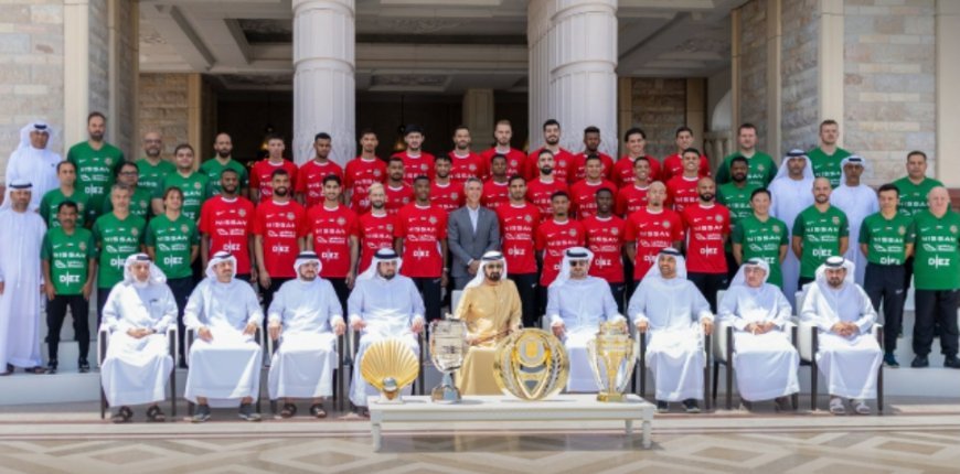 സീസണിലെ മികച്ച പ്രകടനം കാഴ്ചവെച്ച ഷബാബ് അൽ അഹ്‌ലി ഫുട്‌ബോൾ ടീമിനെ സബീൽ കൊട്ടാരത്തിൽ സ്വീകരിച്ചു.
