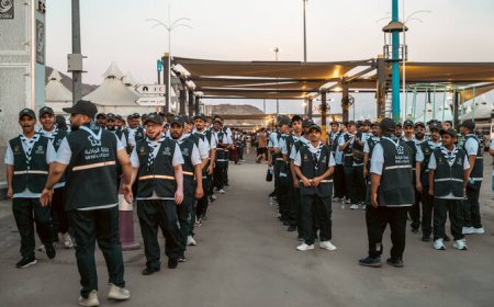 മിനായിലെ തീർത്ഥാടകരുടെ താമസ സൗകര്യങ്ങൾ സൗദി സ്കൗട്ടുകൾ പരിശോധിച്ചു.