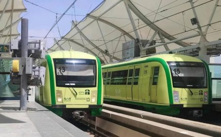 ഹജ്ജിന്റെ 7 ദിവസങ്ങളിൽ മെട്രോയിൽ 4,900 ട്രെയിൻ യാത്രകളും, 2 മില്യൺ യാത്രക്കാരെയും പ്രതീക്ഷിക്കുന്നതായി ഗതാഗത മന്ത്രാലയം.