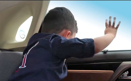 ഓടുന്ന കാറിൽ നിന്ന് അഞ്ച് വയസ്സുകാരൻ വീണു; മാതാപിതാക്കൾ ഗതാഗത നിയമങ്ങൾ പാലിക്കണമെന്ന് പോലീസ്.