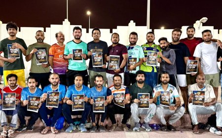 ഇന്ത്യൻ ഫാർമ ഫുഡ്ബോൾ ലീഗ്; പോസ്റ്റർ പ്രകാശനം നടത്തി.