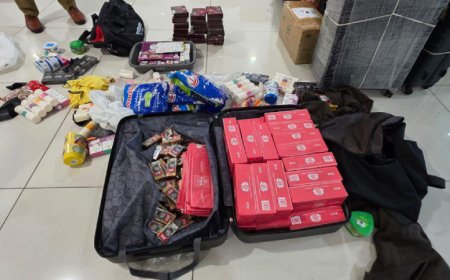 അനധികൃതമായി സിഗരറ്റുകൾ കടത്താൻ ശ്രമം: നാല് പേർ കസ്റ്റംസ് കസ്റ്റഡിയിൽ.