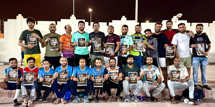 ഇന്ത്യൻ ഫാർമ ഫുഡ്ബോൾ ലീഗ്; പോസ്റ്റർ പ്രകാശനം നടത്തി.