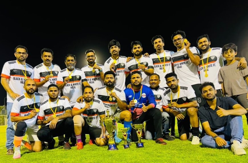 ഫാർമ ഫുഡ്ബോൾ പ്രീമിയർ ലീഗ്; ബ്ലാക്ക് ആന്റ് വൈറ്റ് എഫ് സി ജേതാക്കൾ.