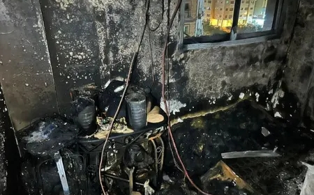 ഫർവാനിയ അപ്പാർട്ട്മെന്റിൽ തീ പിടിത്തം; ഒരാൾ മരിച്ചു.