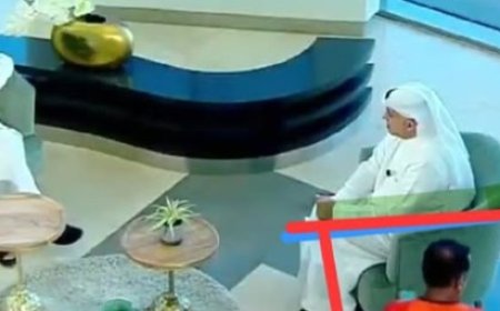 ടി വി യിലെ തത്സമയ പരിപാടിയിൽ പ്രത്യക്ഷപ്പെട്ട് ഡെലിവറി ജീവനക്കാരൻ. നടപടി സ്വീകരിച്ച് മന്ത്രാലയം.