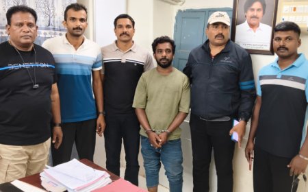 കാസർഗോഡ് ചൂരി പള്ളിയിൽ മോഷണം നടത്തിയ പ്രതിയെ ആന്ധ്രയിലെ വീട്ടിൽ നിന്നും പോലീസ് പിടികൂടി.