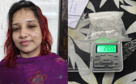 എംഡിഎംഎ യുമായി യുട്യൂബറും, ആൺ സുഹൃത്തും പൊലീസ് പിടിയിൽ.