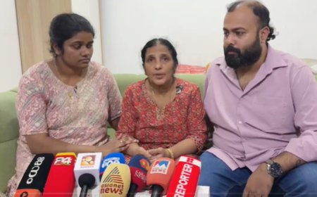 കൊച്ചുമകളുടെ മൃതദേഹം നാട്ടിലെത്തിക്കാൻ അടിയന്തര ഇടപെടൽ ആവശ്യപ്പെട്ട് വിപഞ്ചികയുടെ അമ്മ.