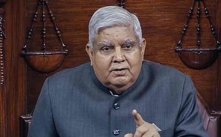 ഉപരാഷ്ട്രപതി ജഗ്ദീപ് ധൻകർ രാജിവെച്ചു.