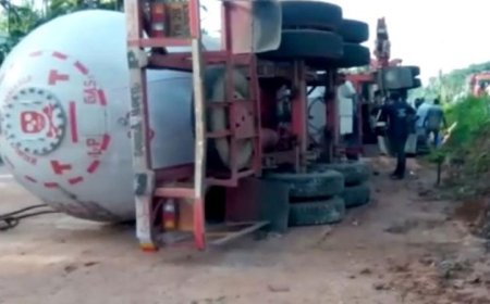 ടാങ്കർ ലോറി അപകടം; കാഞ്ഞങ്ങാട് നാളെ ഗതാഗത നിയന്ത്രണം.