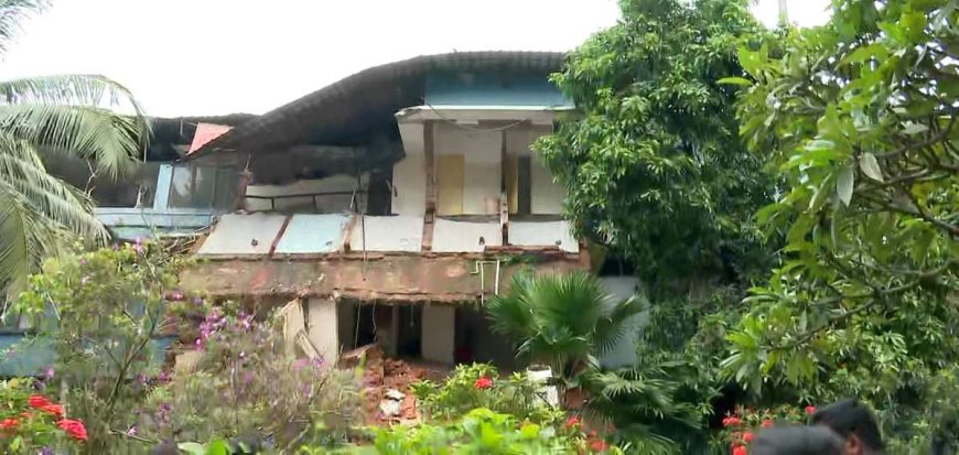 കോട്ടയം മെഡിക്കൽ കോളേജ് അപകടം; കുടുങ്ങി കിടന്ന ഒരാളെ പുറത്തെടുത്തു.