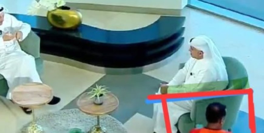 ടി വി യിലെ തത്സമയ പരിപാടിയിൽ പ്രത്യക്ഷപ്പെട്ട് ഡെലിവറി ജീവനക്കാരൻ. നടപടി സ്വീകരിച്ച് മന്ത്രാലയം.