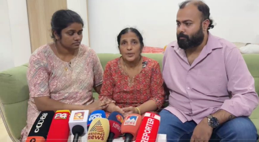 കൊച്ചുമകളുടെ മൃതദേഹം നാട്ടിലെത്തിക്കാൻ അടിയന്തര ഇടപെടൽ ആവശ്യപ്പെട്ട് വിപഞ്ചികയുടെ അമ്മ.