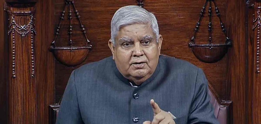 ഉപരാഷ്ട്രപതി ജഗ്ദീപ് ധൻകർ രാജിവെച്ചു.