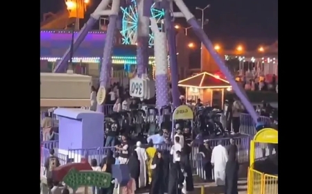 സൗദിയിൽ അമ്യൂസ്മെന്റ് പാര്‍ക്കിലുണ്ടായ അപകടത്തില്‍ 23 പേര്‍ക്ക് പരിക്ക്.