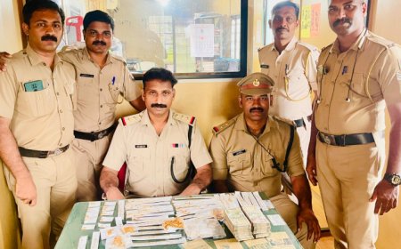 മഞ്ചേശ്വരം ചെക്ക്പോസ്റ്റിൽ രേഖകളില്ലാത്ത സ്വർണ്ണവും, പണവും പിടികൂടി.