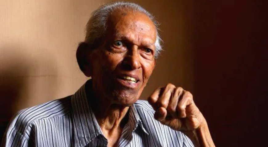 എം കെ സാനു മാസ്റ്റർ അന്തരിച്ചു.