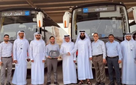 ഷാർജയിൽ ഒമ്പത് പുതിയ ബസ്സുകൾ പുറത്തിറക്കി.