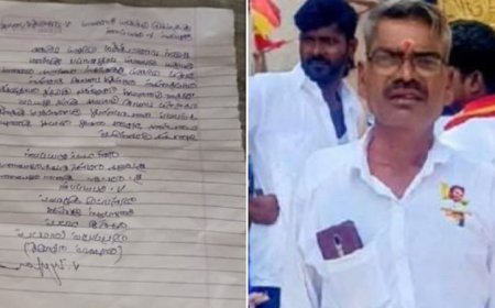 കരൂര്‍ ദുരന്തം; ടി വി കെ നേതാവ് ജീവനൊടുക്കി.