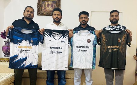 ഇന്ത്യൻ ഫാർമ ക്രിക്കറ്റ് ലീഗ്; ജഴ്സി പ്രകാശനം ചെയ്തു.