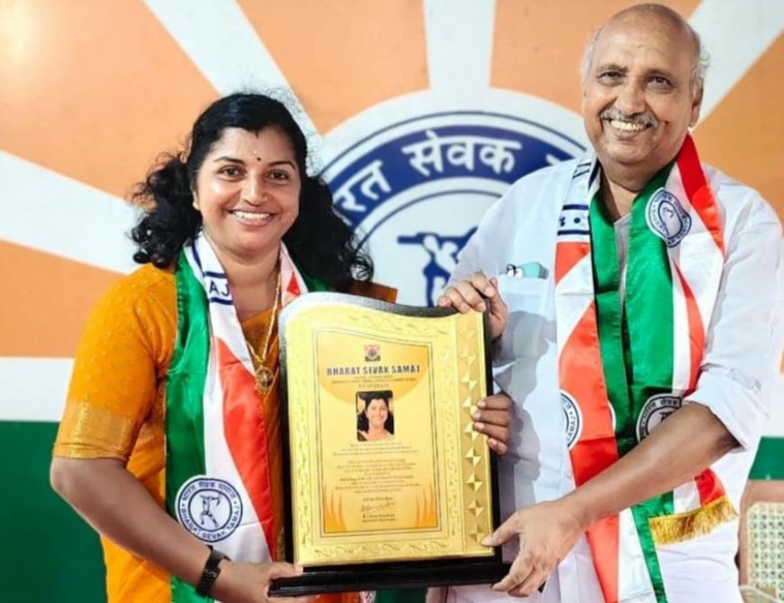 ഭാരത് സേവക് സമാജിന്റെ ദേശീയ പുരസ്ക്കാരം സമ്മാനിച്ചു.