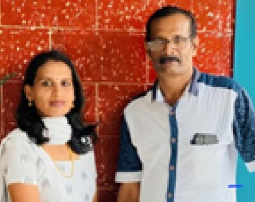 മടിക്കൈ കുഞ്ഞികൃഷ്ണൻ- സ്മിത ദമ്പതികൾക്ക് ഫോക് ലോർ അവാർഡ്.