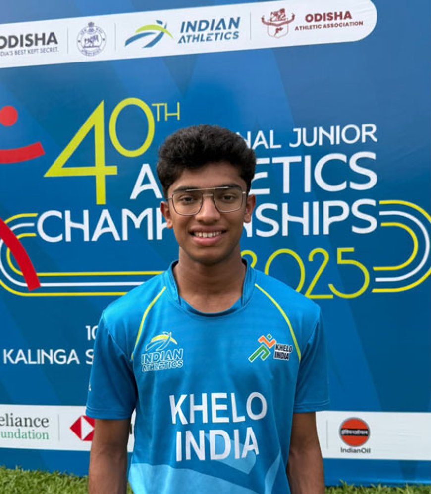 ഇന്ത്യയുടെ പ്രതീക്ഷയായി കുവൈത്തിലെ മലയാളി വിദ്യാർത്ഥി: ഏഷ്യൻ യൂത്ത് ഗെയിംസിൽ മത്സരിക്കും.