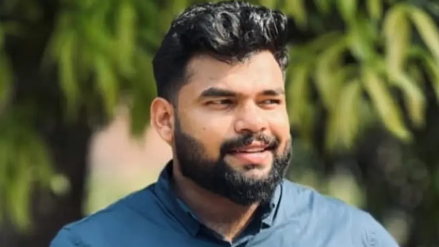 കാർ കത്തി പൊള്ളലേറ്റ യുവാവ് മരിച്ചു.