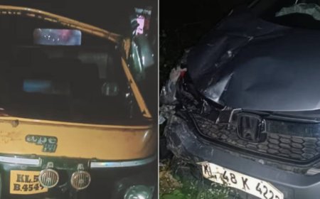 ആലത്തൂർ പാടൂരിൽ ഓട്ടോയും, കാറും കൂട്ടിയിടിച്ച് ആറുമാസം പ്രായമുള്ള കുഞ്ഞിന് ദാരുണാന്ത്യം.