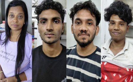 വീട്ടുടമയെ തല്ലി കാലൊടിക്കാൻ ക്വട്ടേഷൻ നൽകിയ വാടകക്കാരിയും ഗുണ്ടകളും അറസ്റ്റിൽ.