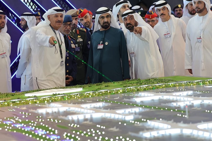 ദുബായ് എയർഷോ; ഷെയ്ഖ് മുഹമ്മദ് ബിൻ റാഷിദ് സന്ദർശിച്ചു.