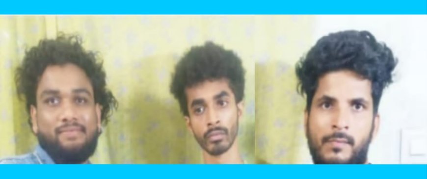 കുമ്പളയിൽ മെത്താം ഫിറ്റാമിനുമായി മൂന്ന് യുവാക്കൾ അറസ്റ്റിൽ