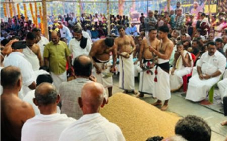 മടിക്കൈ വയനാട്ടു കുലവൻ; കൂവം അളക്കൽ നടന്നു